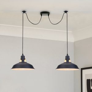 Retro Industrial Spider Ceiling Light 1/2 Way Pendant Lamp E27 – 4945