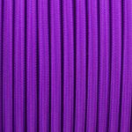DC VOLTAGE 10m 2 Core Purple Flex Braided Round Fabric Cable
