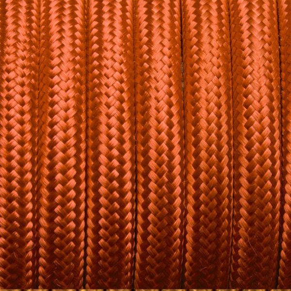 DC VOLTAGE 10m 0.75mm 2 core Round Vintage Braided Peach Fabric Covered Light Flex