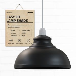 Curvy Dome Easy fit Pendant Lighting & Ceiling Light Shade