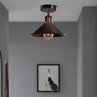 Semi Flush Mount Cone Shape Lamp Shade Lights