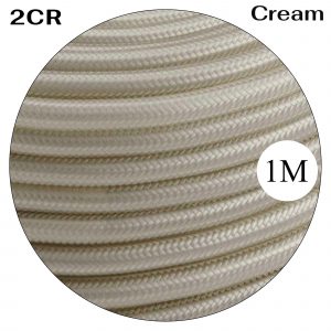 DC VOLTAGE 0.75mm 2 Core Vintage Braided Light Flex - High Quality Italian Style