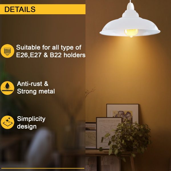 Easy Fit Metal Semmi Curvy Lamp Shades