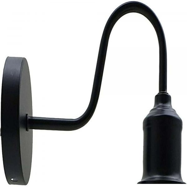 Black Dome Shape Metal Wall Scone Wall Lights