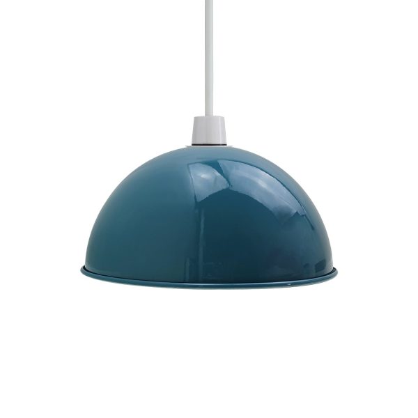 21cmBlue1.psd3_.jpg Modern Ceiling Light Shade Metal Dome