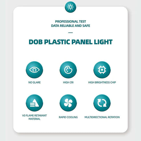 Warm White Modern LED Recessed Ceiling Round Panel DownLight