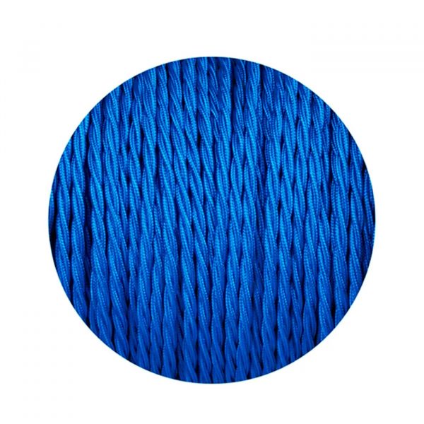 Vintage Fabric Lighting Cable Braided Flex 0.75mm