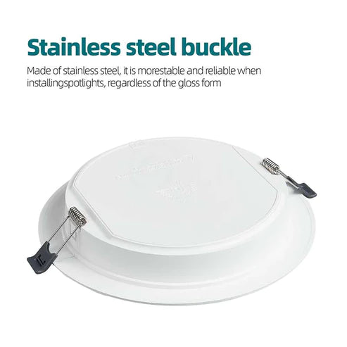 Warm White Modern LED Recessed Ceiling Round Panel DownLight