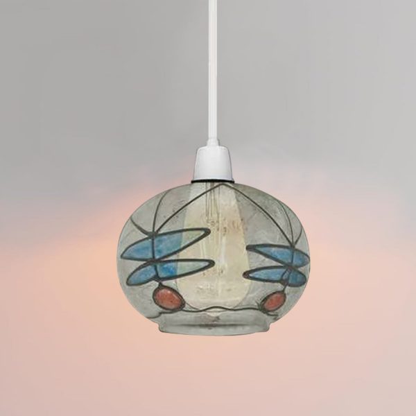Tiffany style Ceiling Pendant Hanging Mediterranean Style lamp Decorative Light Shade