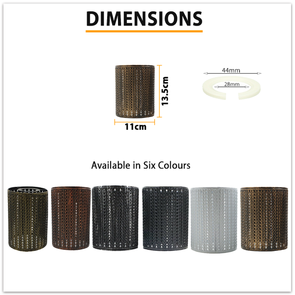 Metal Barrel Lamp Shades Relicelectrical