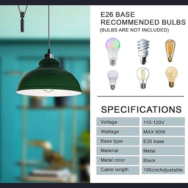 DC VOLTAGE Vintage Single Head Curvy Shade Pendant Light