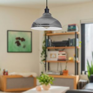 Vintage Ceiling Lampshade Pendant Metal Shade Easy Fit Kitchen