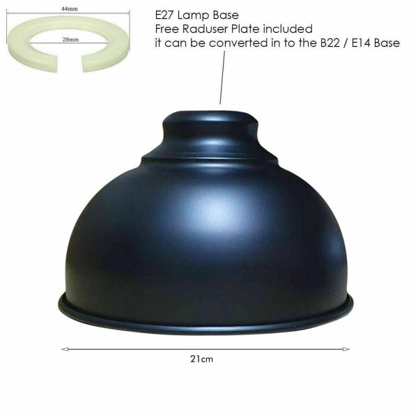 Modern Metallic Lamp Shades 210mm ~1392