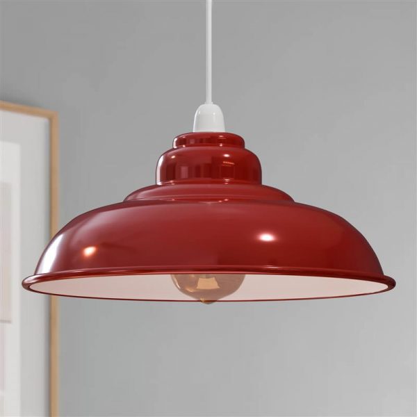 Vintage Metal Lampshade Easy Fit E27 Ceiling Lightshade - MS320