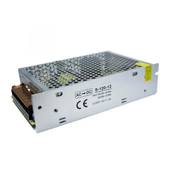 DC12V-IP20-120W-LED-Transformer-8-1.jpg DC VOLTAGE AC 100/240V to DC12V 120W Power Supply