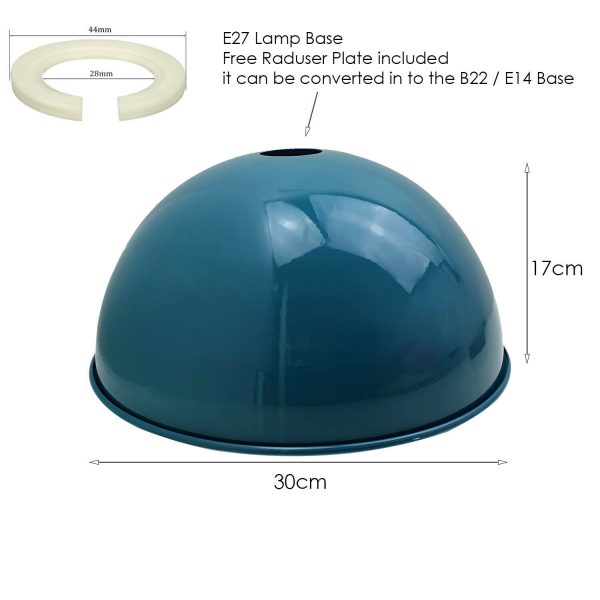 DomLampShade_17.jpg Modern Ceiling Light Shade Metal Dome