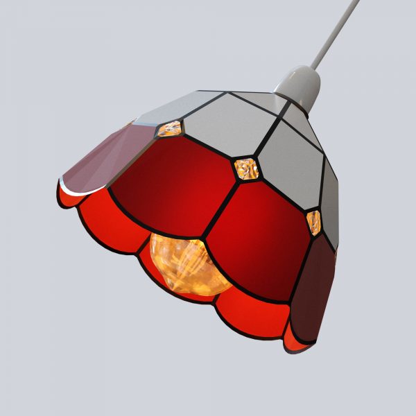Colored Glass Lamp Pendant Lighting Shades~4542