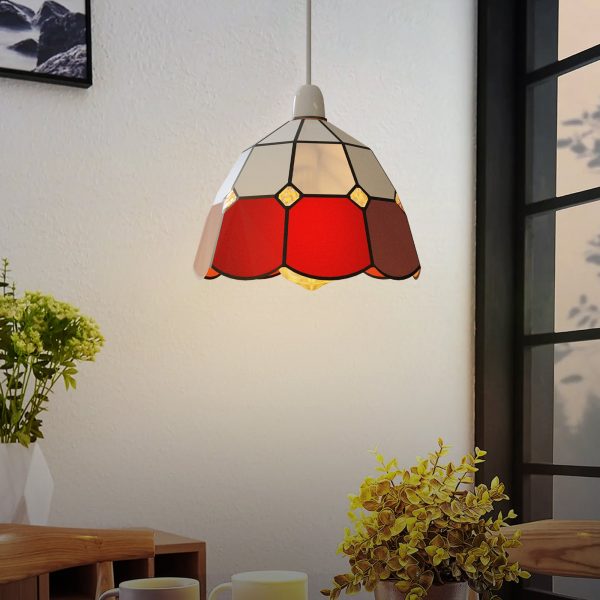 Colored Glass Lamp Pendant Lighting Shades~4542