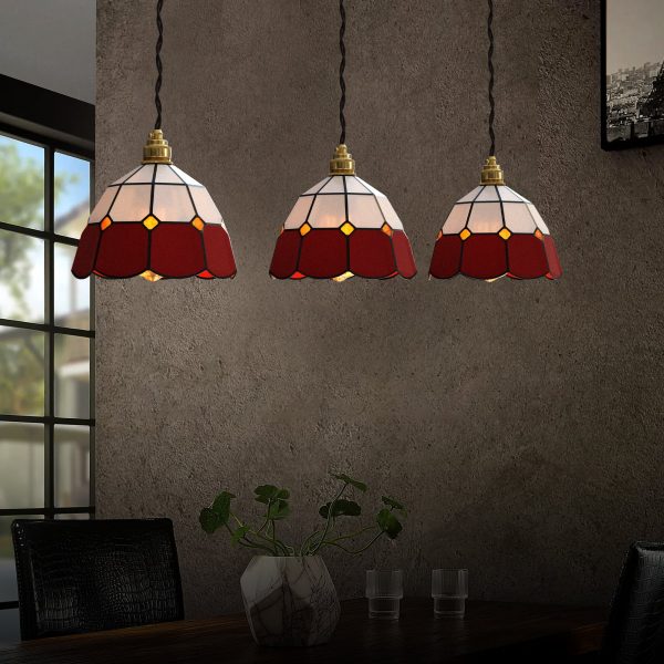 Colored Glass Lamp Pendant Lighting Shades~4542