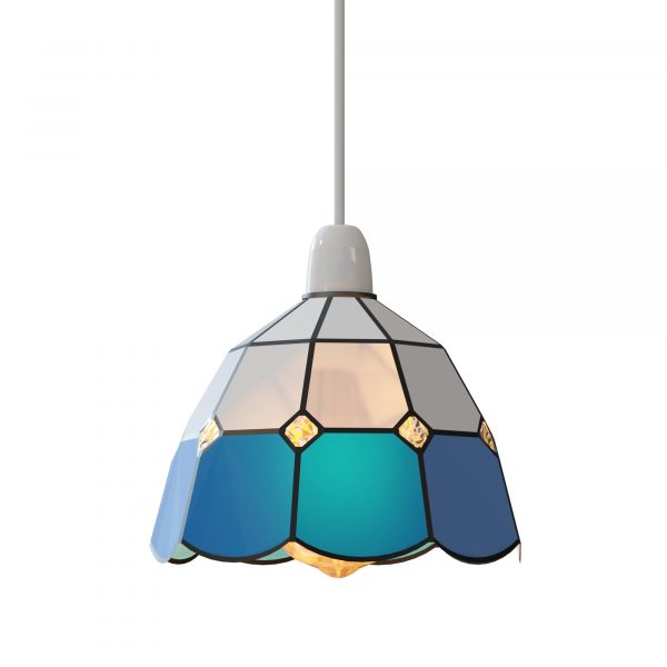 Colored Glass Lamp Pendant Lighting Shades~4542