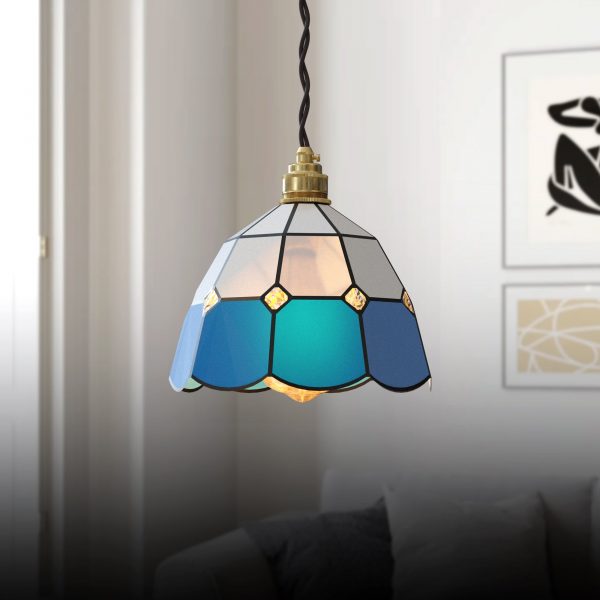 Colored Glass Lamp Pendant Lighting Shades~4542