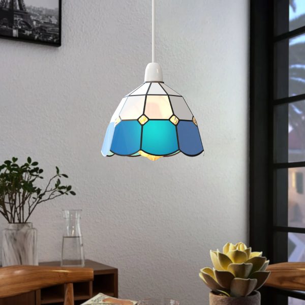Colored Glass Lamp Pendant Lighting Shades~4542