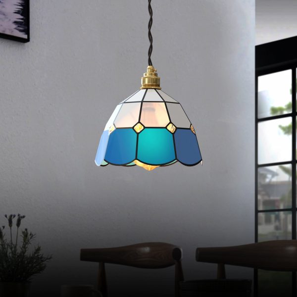 Colored Glass Lamp Pendant Lighting Shades~4542
