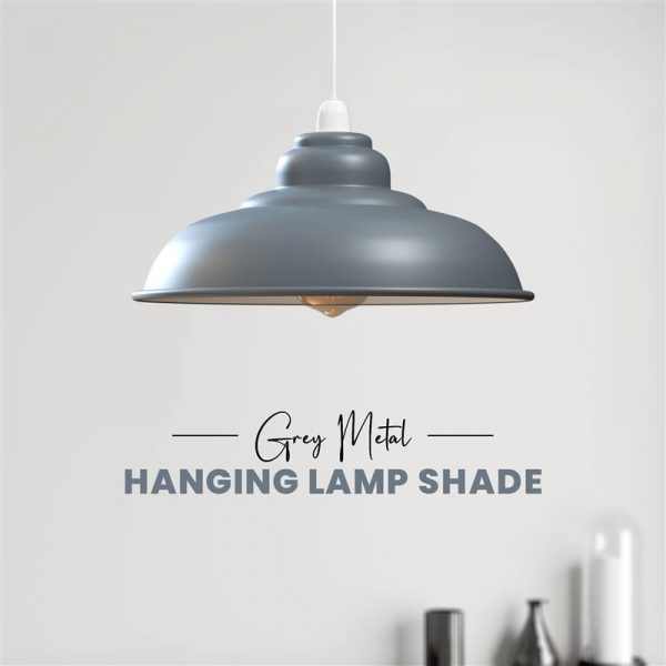 Vintage Metal Lampshade Easy Fit E27 Ceiling Lightshade - MS320