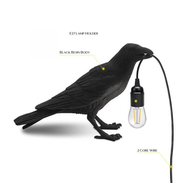 Seletti Bird Table Lamp With Free Bulb