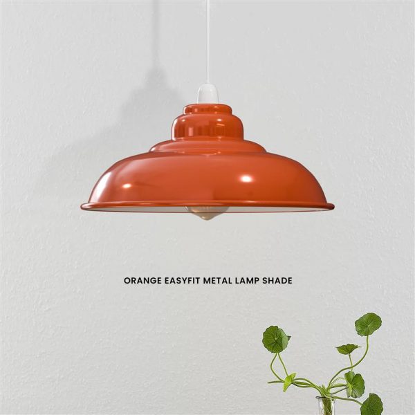 Vintage Metal Lampshade Easy Fit E27 Ceiling Lightshade - MS320