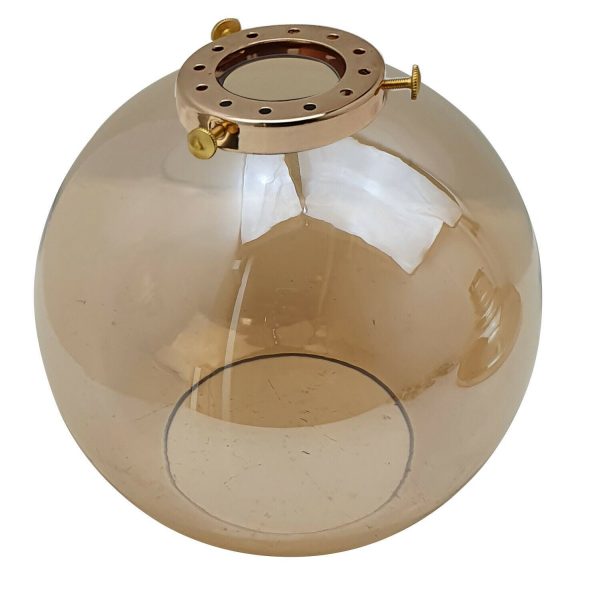 Aesthetics Vintage Amber Glass Pendant Light Lamp Shade