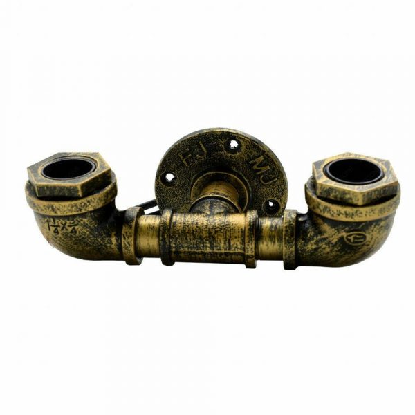 Vintage Industrial Sconce Loft Various colours Water Pipe Wall Light Porch Lamp Steampunk~2133