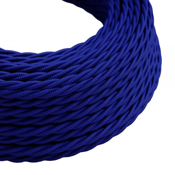 Vintage Fabric Lighting Cable Braided Flex 0.75mm