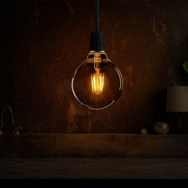 Vintage LED Filament Bulb Bayonet G95 B22 8W Dimmable LED Globe Bulb ~3085