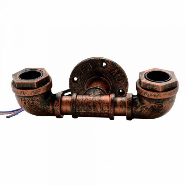 Vintage Industrial Sconce Loft Various colours Water Pipe Wall Light Porch Lamp Steampunk~2133