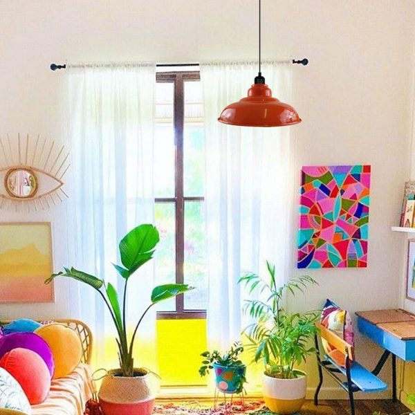Easy Fit Metal Semmi Curvy Lamp Shades
