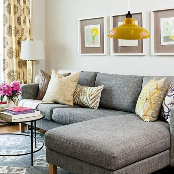 Easy Fit Metal Semmi Curvy Lamp Shades