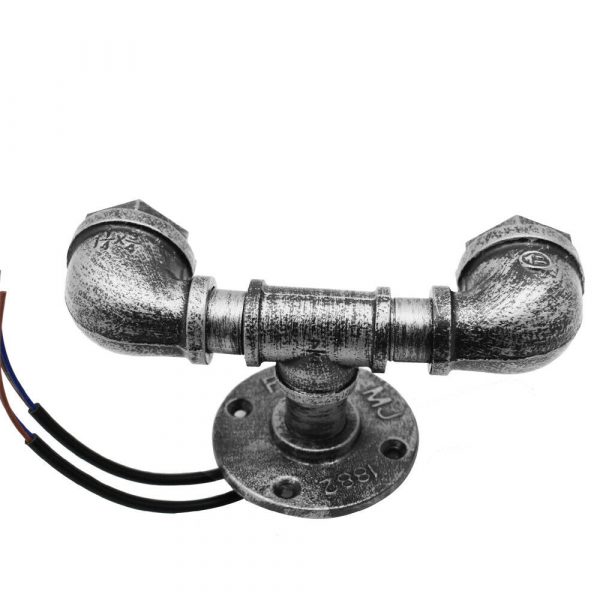 Vintage Industrial Sconce Loft Various colours Water Pipe Wall Light Porch Lamp Steampunk~2133