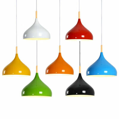 Ceiling Pendant Light Metal Colour Shade Hanging Lamps~5305