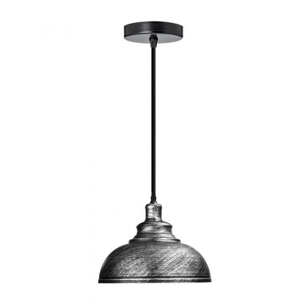 DC VOLTAGE Silver Ceiling Pendant Retro Lamp Industrial Loft Chandelier