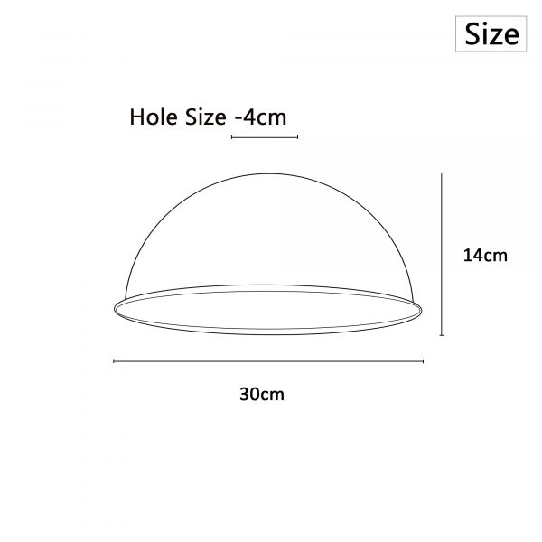 size_2_deee00d3-4822-4351-a7e7-a7ac599d1251.jpg Modern Ceiling Light Shade Metal Dome