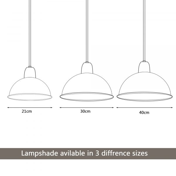 sizeimage_c5f5d6d8-de18-4d7a-9853-45c8c4e17cf3.jpg Modern Ceiling Light Shade Metal Dome