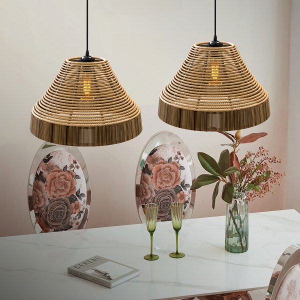 DC VOLTAGE Vintage Hemp Pendant Light for Home & Office